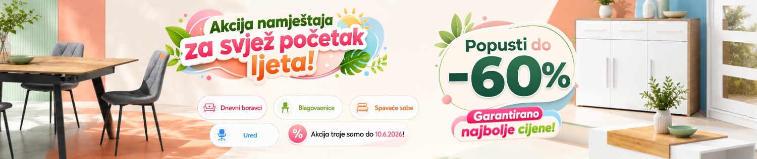 Proljetno ljetna akcija namještaja