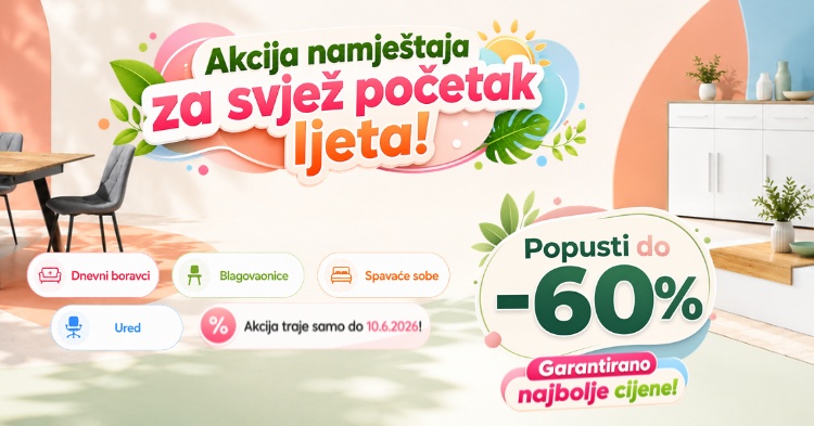 Proljetno ljetna akcija namještaja