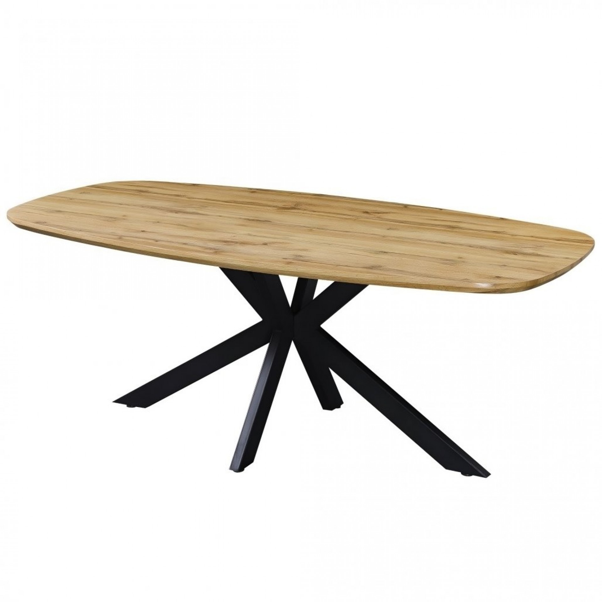 Blagovaonski stol LOMUS 200x100x76 cm (hrast)