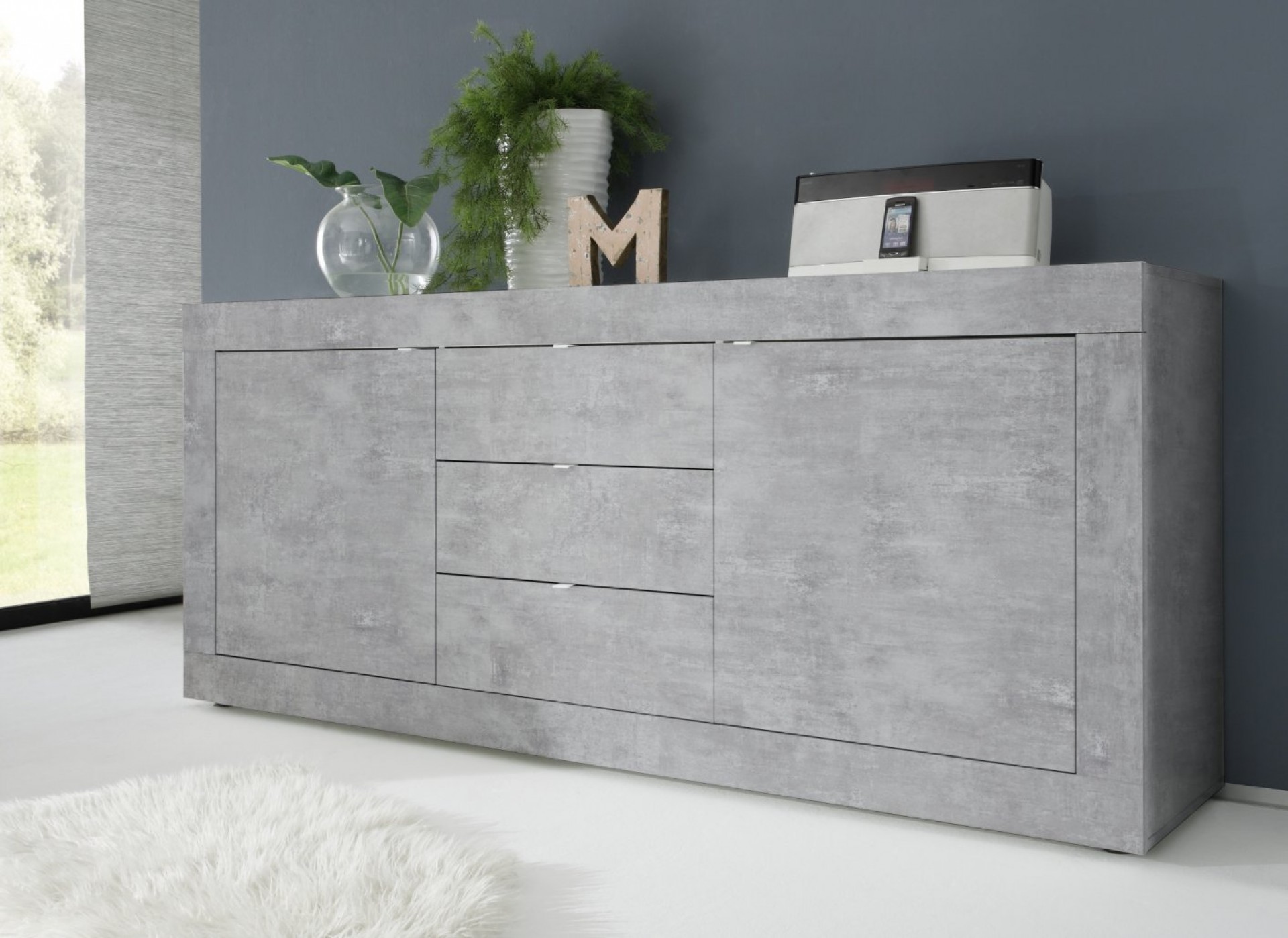 Komoda s 2 vrata i 3 ladice Basic 202915-07