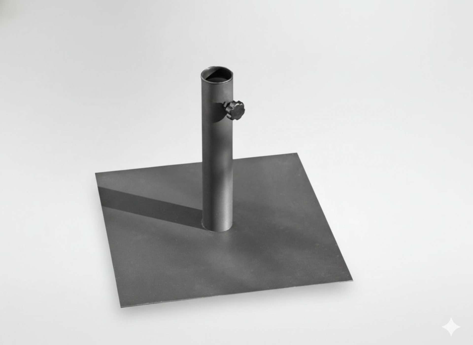 Metalni stalak za senčnik Vita (40 x 40 cm, siva)