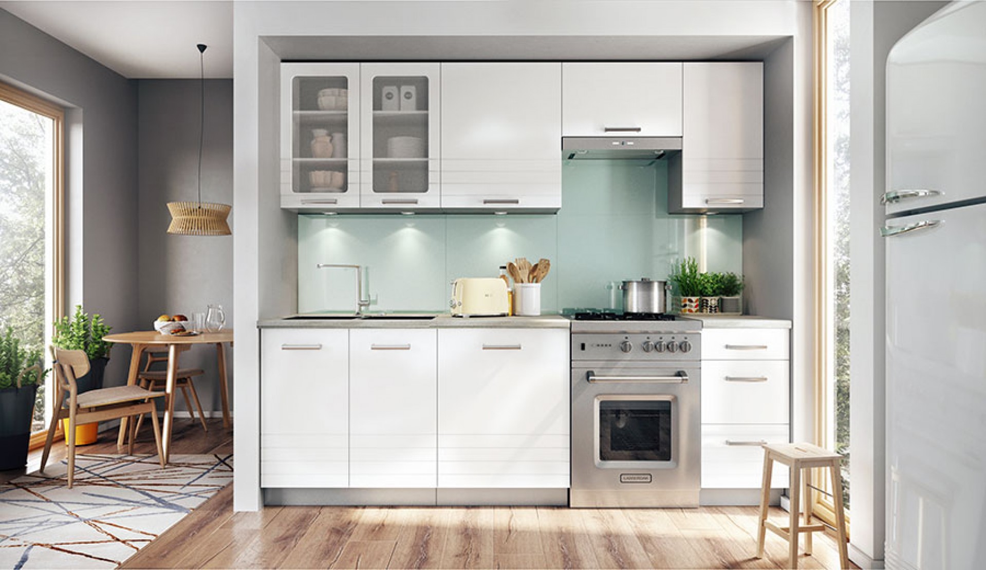 Kuhinja PAULA 2,4 m ZADNJI KOMAD