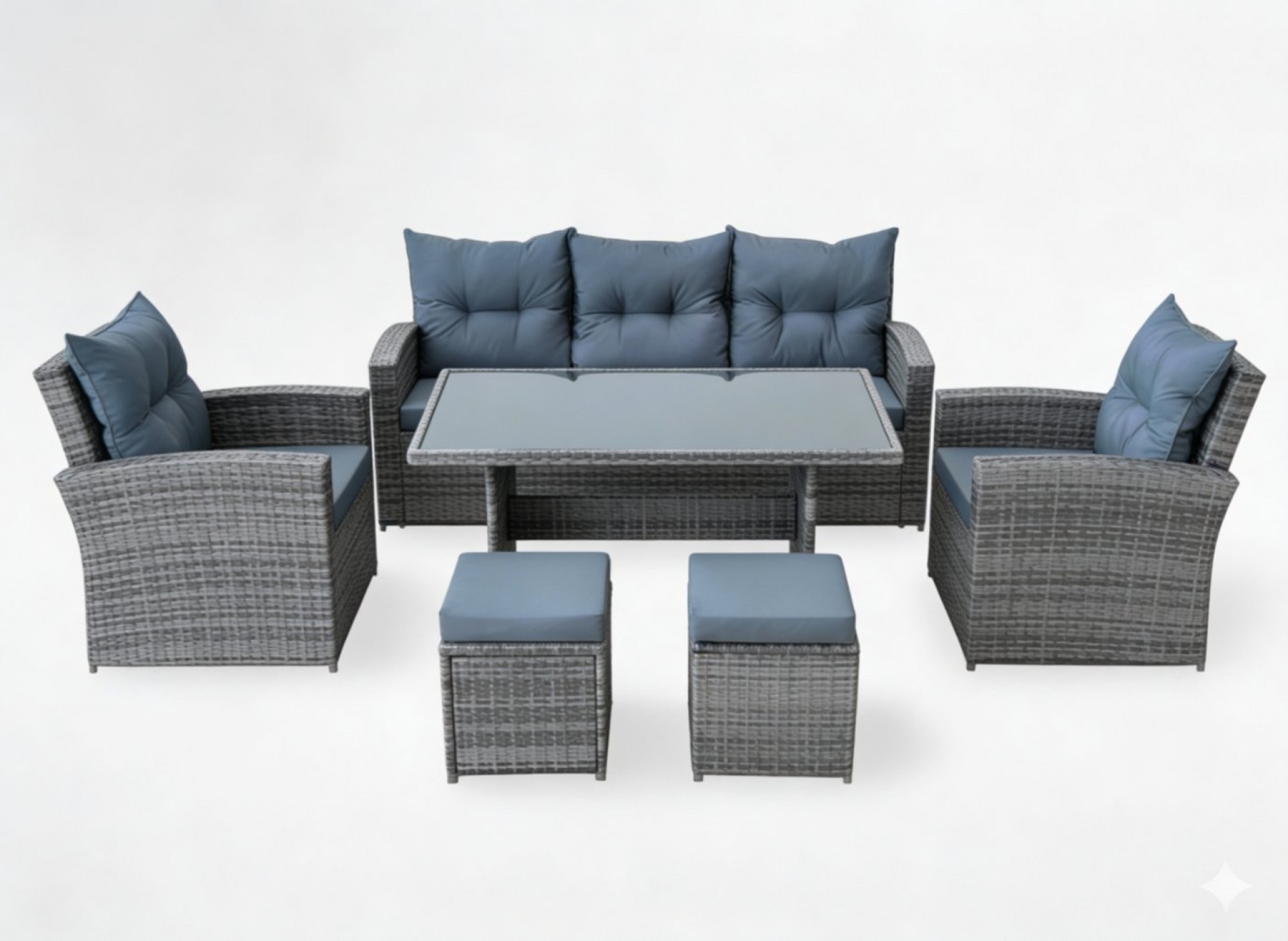 Vrtna kutna garnitura Narela (smeđi)