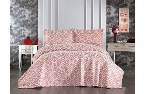 POSTELJINA MERLIN 240X260 CM - ROZA