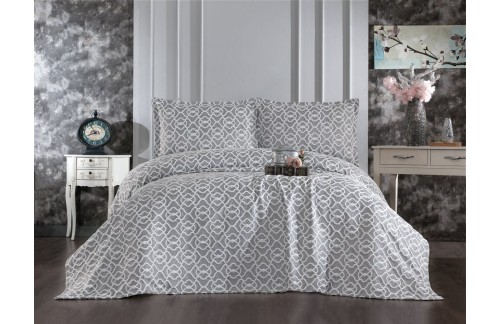 POSTELJINA MERLIN 240X260 CM -SIVA