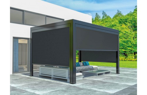 BOČNI PANEL ZA PERGOLU LUXE 3M (CRNA)