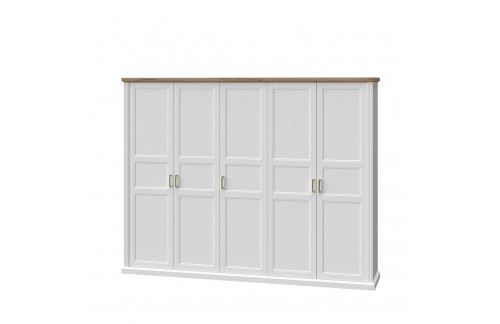 5-DIJELNI GARDEROBNI ORMAR KALLA TARA-BIJELA