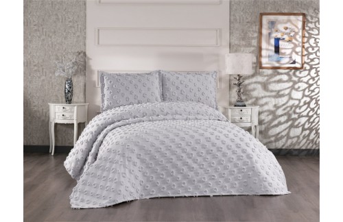 POSTELJINA BURLESA 240X260 CM - SIVA