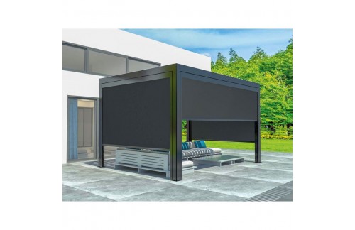 BOČNI PANEL ZA PERGOLU LUXE 4M (CRNA)