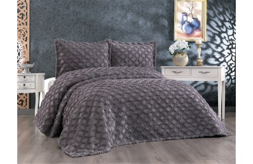 POSTELJINA HAREM 240X260 CM - ANTRACIT