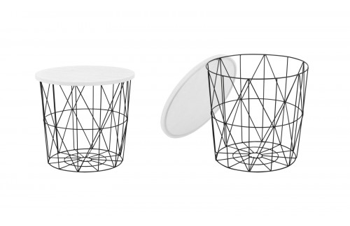 Klub stolić Dorn (VIŠE BOJA)-bijela