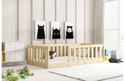 Postelja BELLA SIMA - 80x160cm v več barvah-Bor