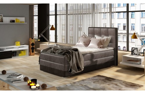 Boxspring krevet Aster 90x200 s uzglavljem i spremištem