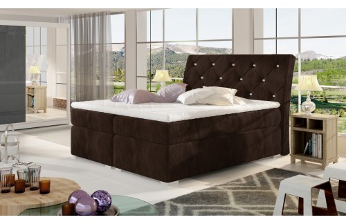 Boxspring krevet Balvin s glamuroznim završetkom