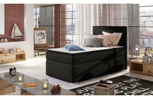 Boxspring krevet Rocco 90x200 s udobnim ležajem i prostorom za pohranu
