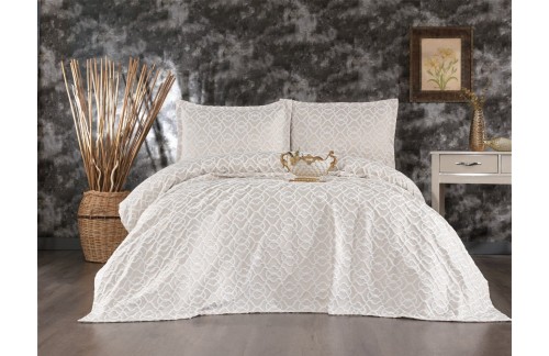 POSTELJINA MERLIN 240X260 CM - BEŽ