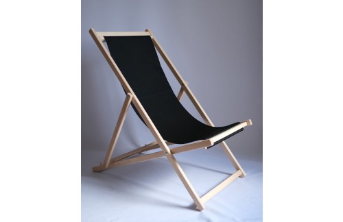Klasična ležaljka LepLes-Crna