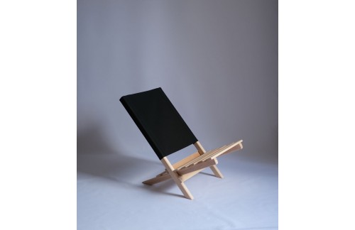 Sklopiva stolica LepLes -Crna