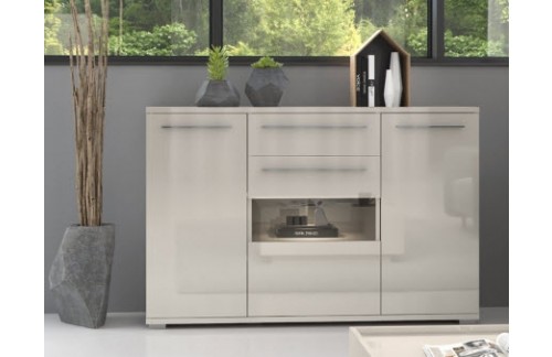 KOMODA RADDA PIANO K150V-3KS1F/PN SA RASVJETOM - BEŽ