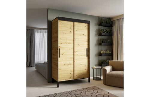 Klizni garderobni ormar BRIG, 120 cm