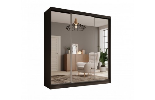 Klizni ormar Tola s ogledalom, 200 cm