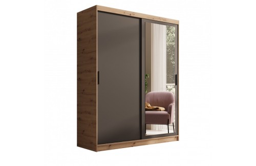 Klizni ormar s ogledalom Hailey 160 cm