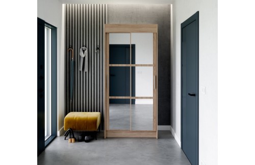 Klizni ormar s ogledalom KARYL, 100 cm