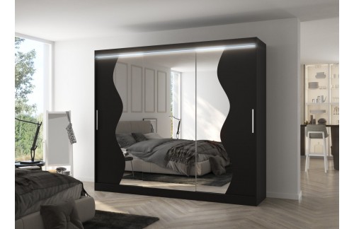 Klizni ormar s ogledalom SHARON 250 cm