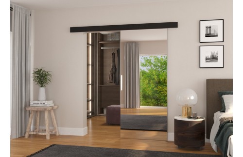 Klizna zidna vrata TESS s ogledalom 86 cm