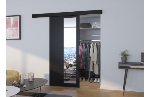 Klizna zidna vrata s ogledalom MALTA 76 cm