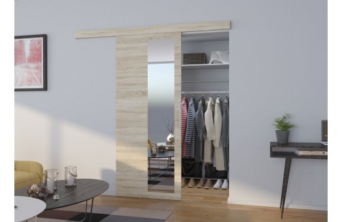 Klizna zidna vrata s ogledalom MALTA 96 cm