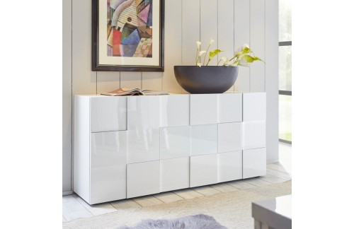 Elegantna bijela komoda s 3 vrata, kolekcija DAMA 209008-05