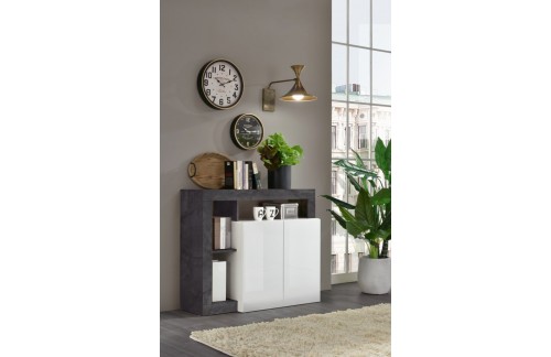 Elegantna bijela komoda s 2 vrata HAMBURG 209030-02OX