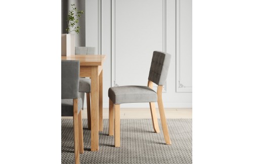 Elegantna blagovaonska stolica RODOS 80 od bukve - ZLATNO SMEđA