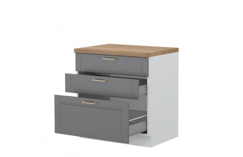 ELEMENT ZA KUHINJU TARA R-80-3MBOX SA METALNIM LADICAMA