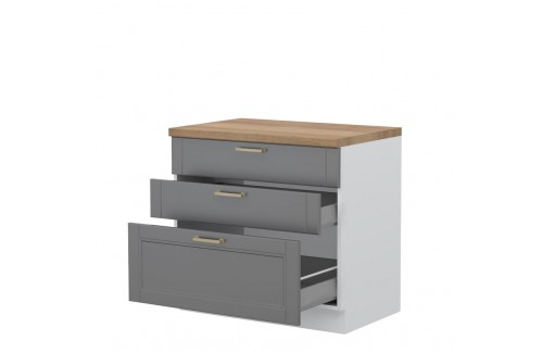 ELEMENT ZA KUHINJU TARA R-90-3MBOX SA METALNIM LADICAMA