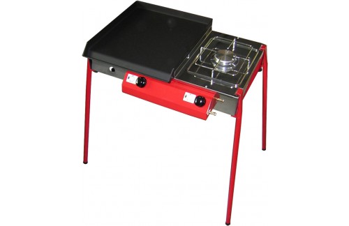 Plinski roštilj Gorenc, 65 x 40, s kuhalom, Fe ploča, s nogama