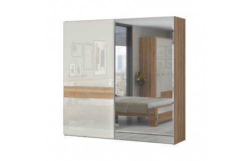 ORMAR SA KLIZNIM VRATIMA I OGLEDALOM KALLA GALA 230 CM