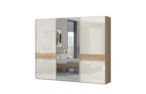 ORMAR SA KLIZNIM VRATIMA I OGLEDALOM KALLA GALA 280 CM