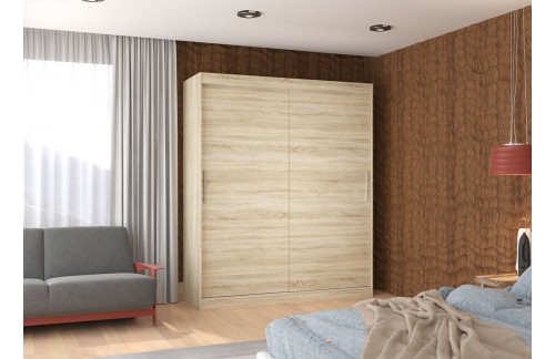 Klizni ormar Lincoln (180 cm)-Sonoma hrast