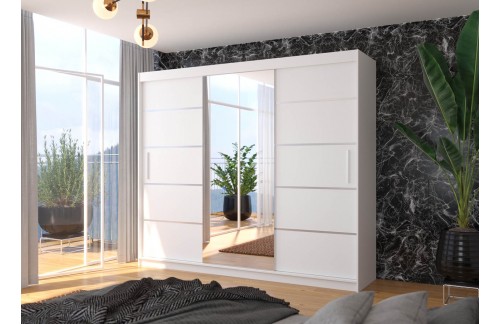 ORMAR SALTO 250 CM (VIŠE BOJA)-Bijela