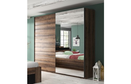 ORMAR SA KLIZNIM VRATIMA BETA (221 CM) - SAMOSTANSKI HRAST