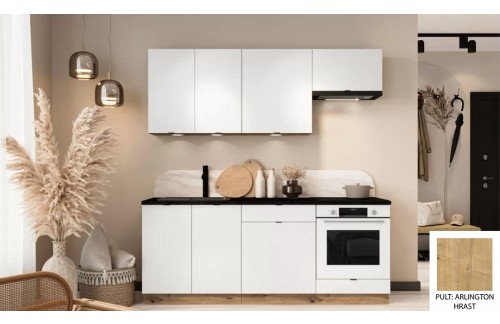 KUHINJSKI SET GIANNA 200 CM - ARLINGTON HRAST