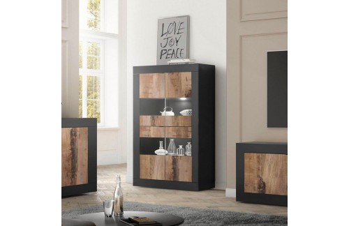 Industrijska vitrina s 4 vrata, kolekcija BASIC 208015-06P