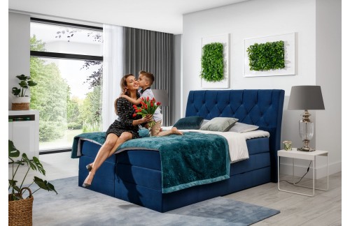 IZJEMNO UDOBNA BOX SPRING POSTELJA MIRABEL test