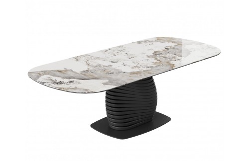 Blagovaonski stol SANAS (smeđi mramor)