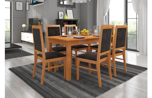 Blagovaonski set RODOS 25 s 6 stolica i stolom