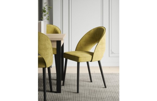 Blagovaonska stolica RODOS 82 s tapeciranim naslonom