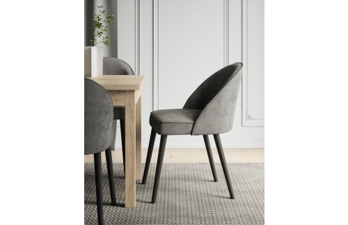 Blagovaonska stolica RODOS 84 od bukve - CRNA