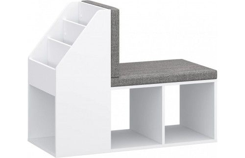 Klupa ABADIA (bijela/siva)